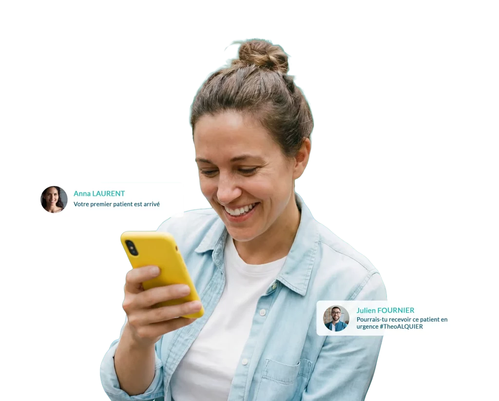 praticienne de santé avec Maiia Connect