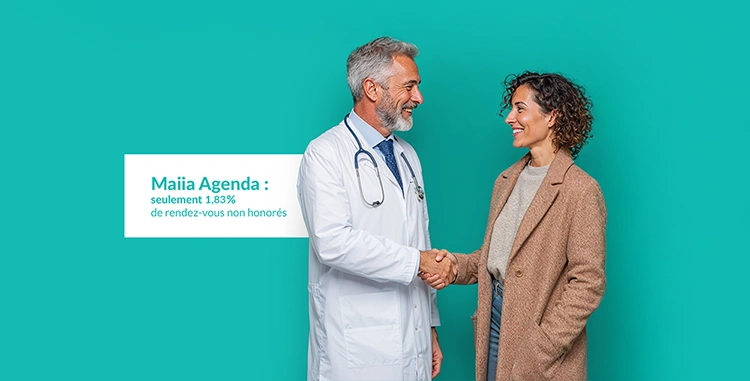 Maiia Agenda : 1,83%* de rendez-vous non honorés en 2025